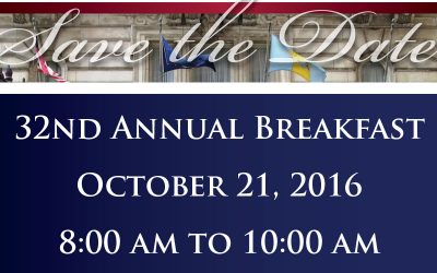Save The Date: 32nd Annual Alliance Breakfast